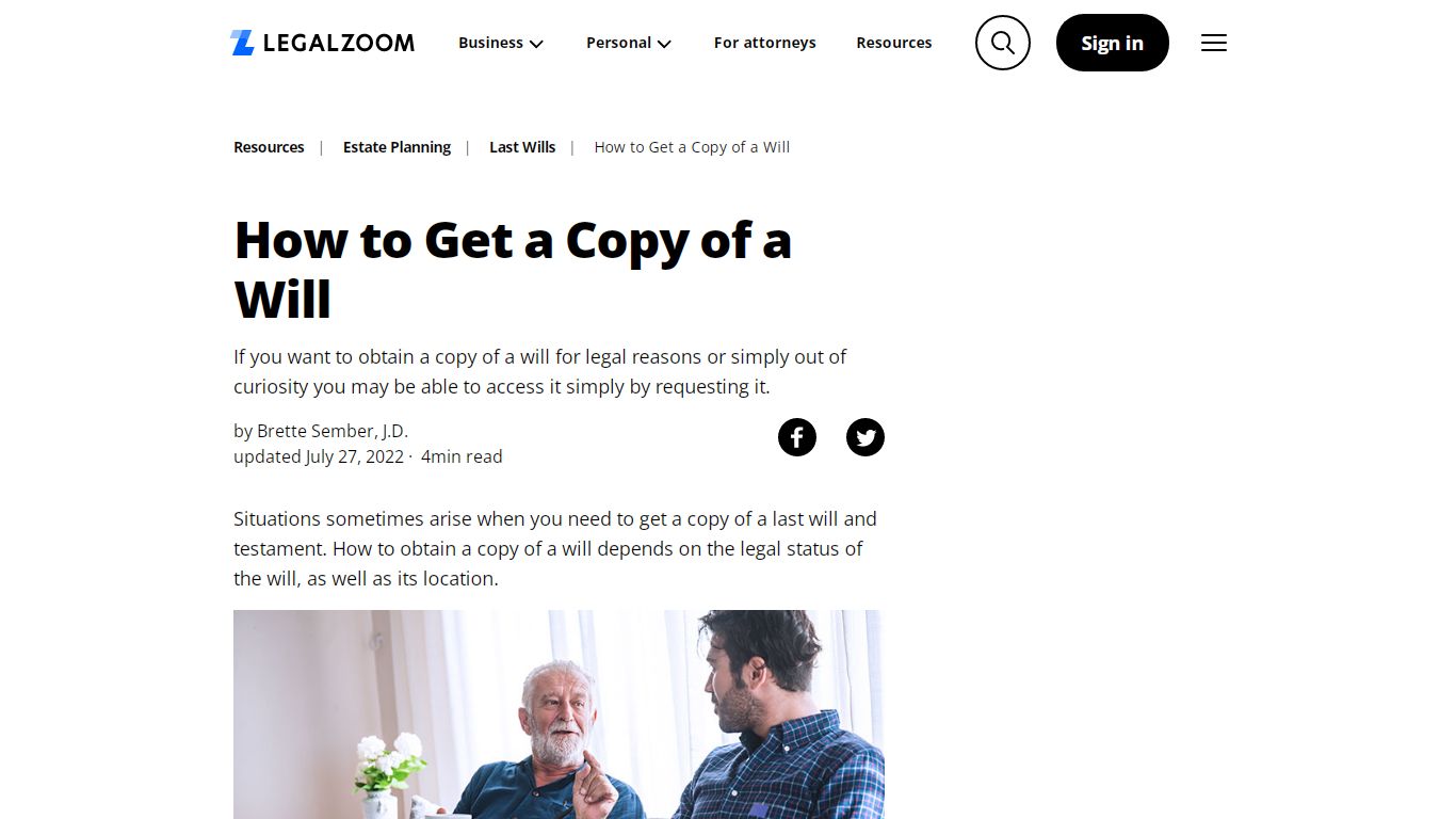 How to Get a Copy of a Will | LegalZoom